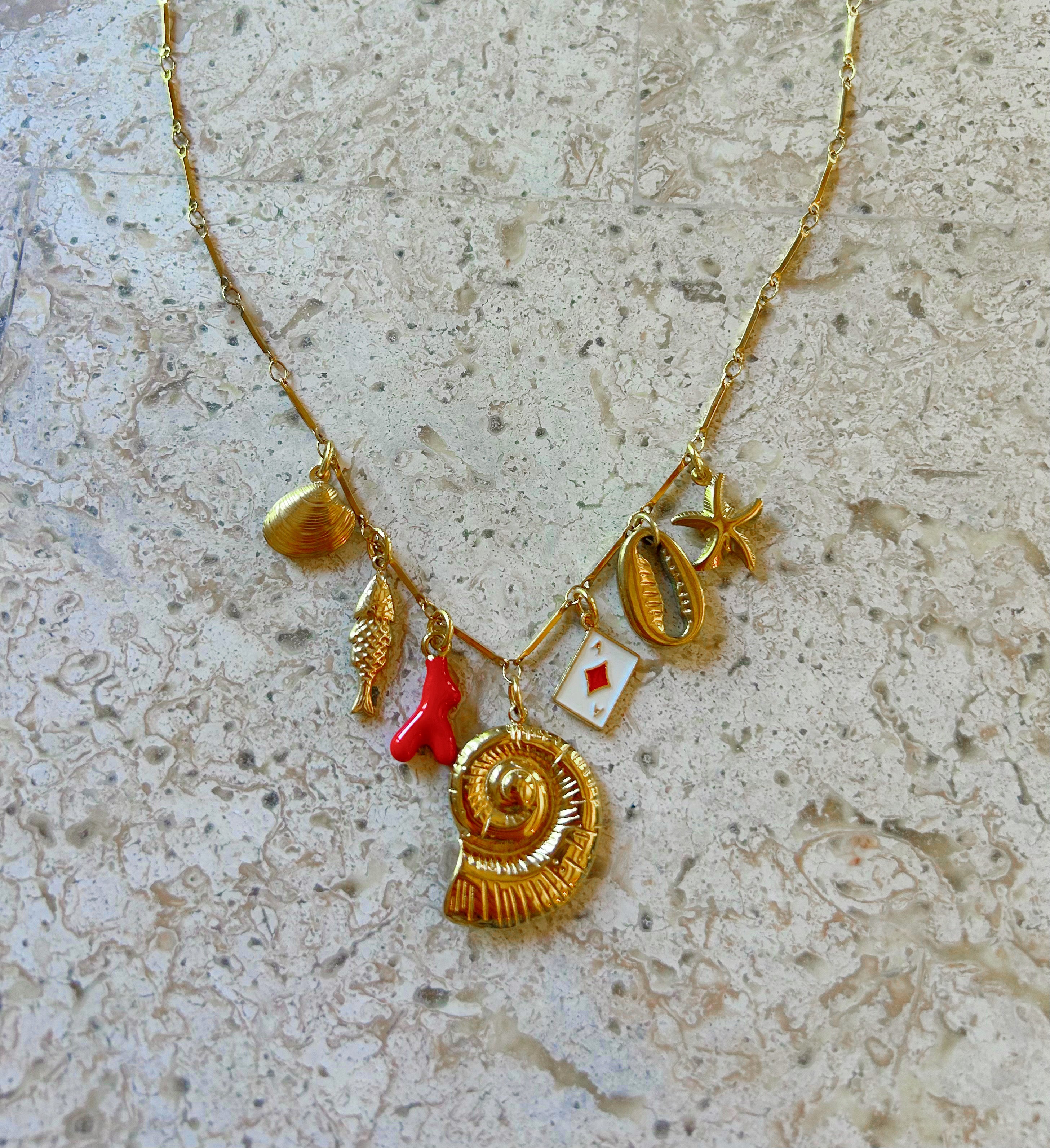 Beach Charm Necklace