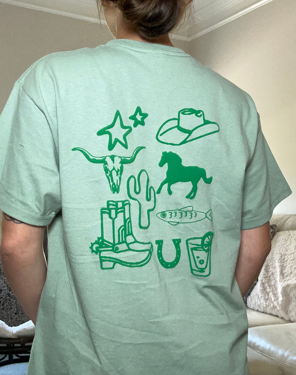 Cowboys & Cabernet Graphic Tee