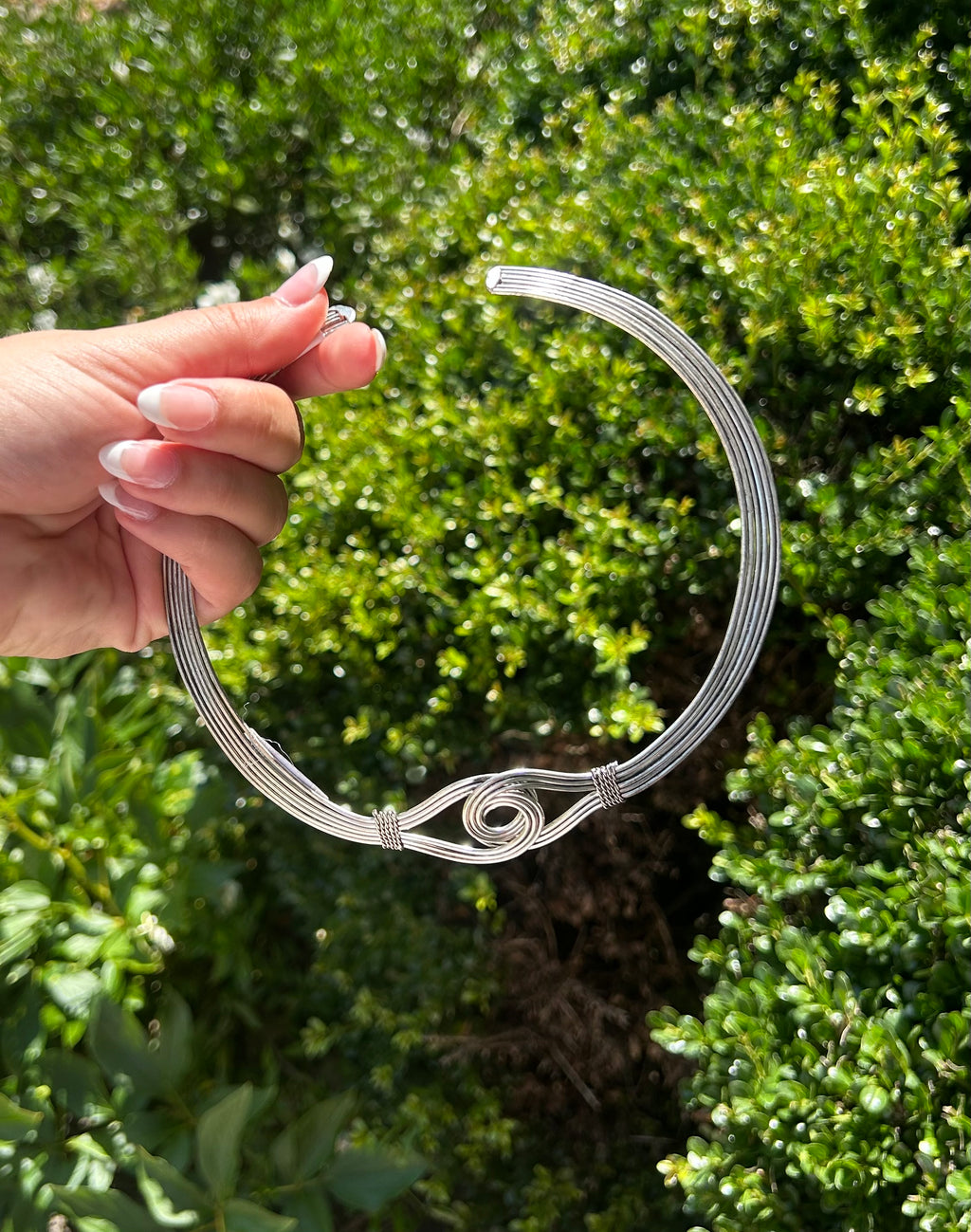 Silver Knot Choker