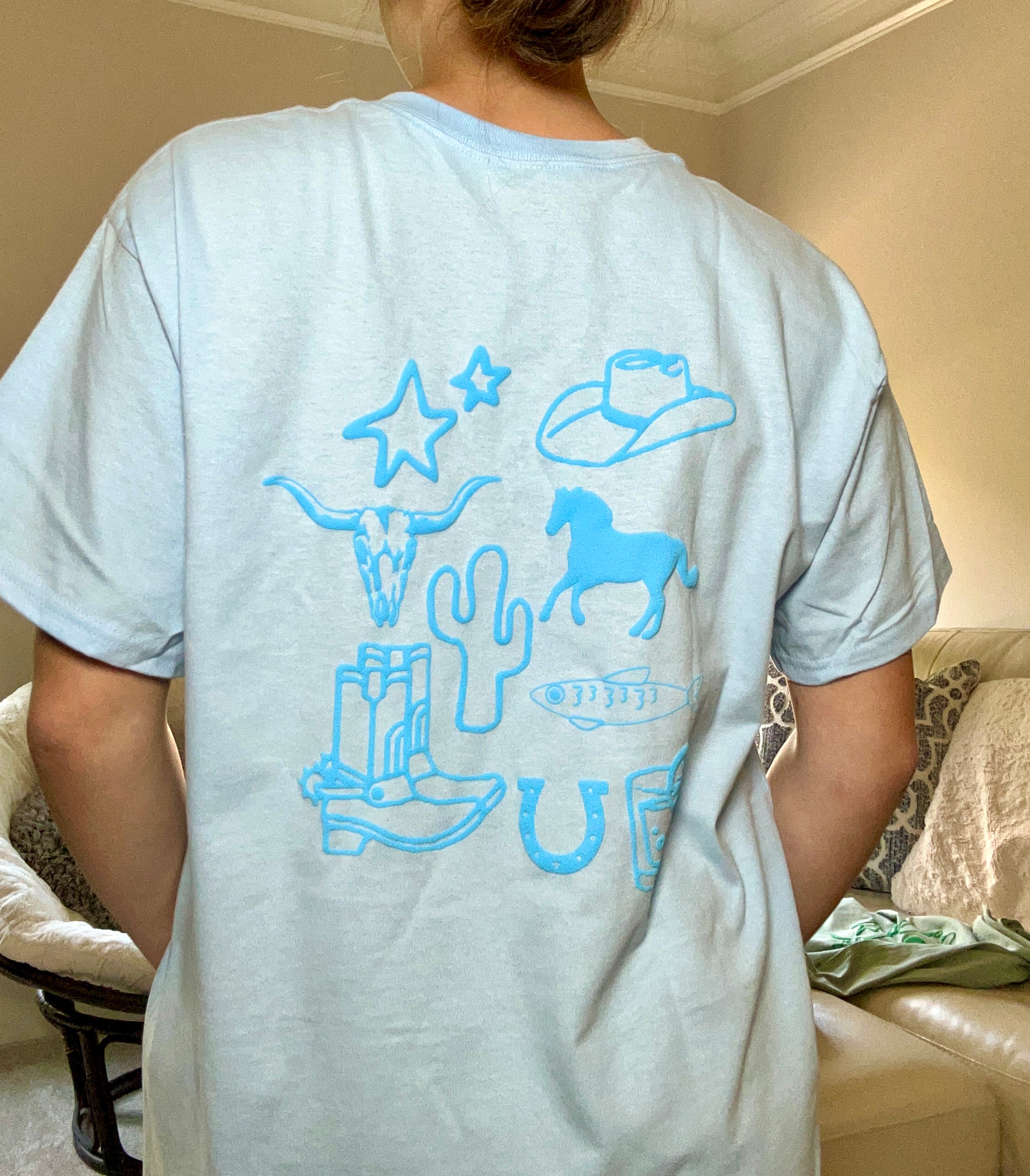 Cowboys & Cabernet Graphic Tee
