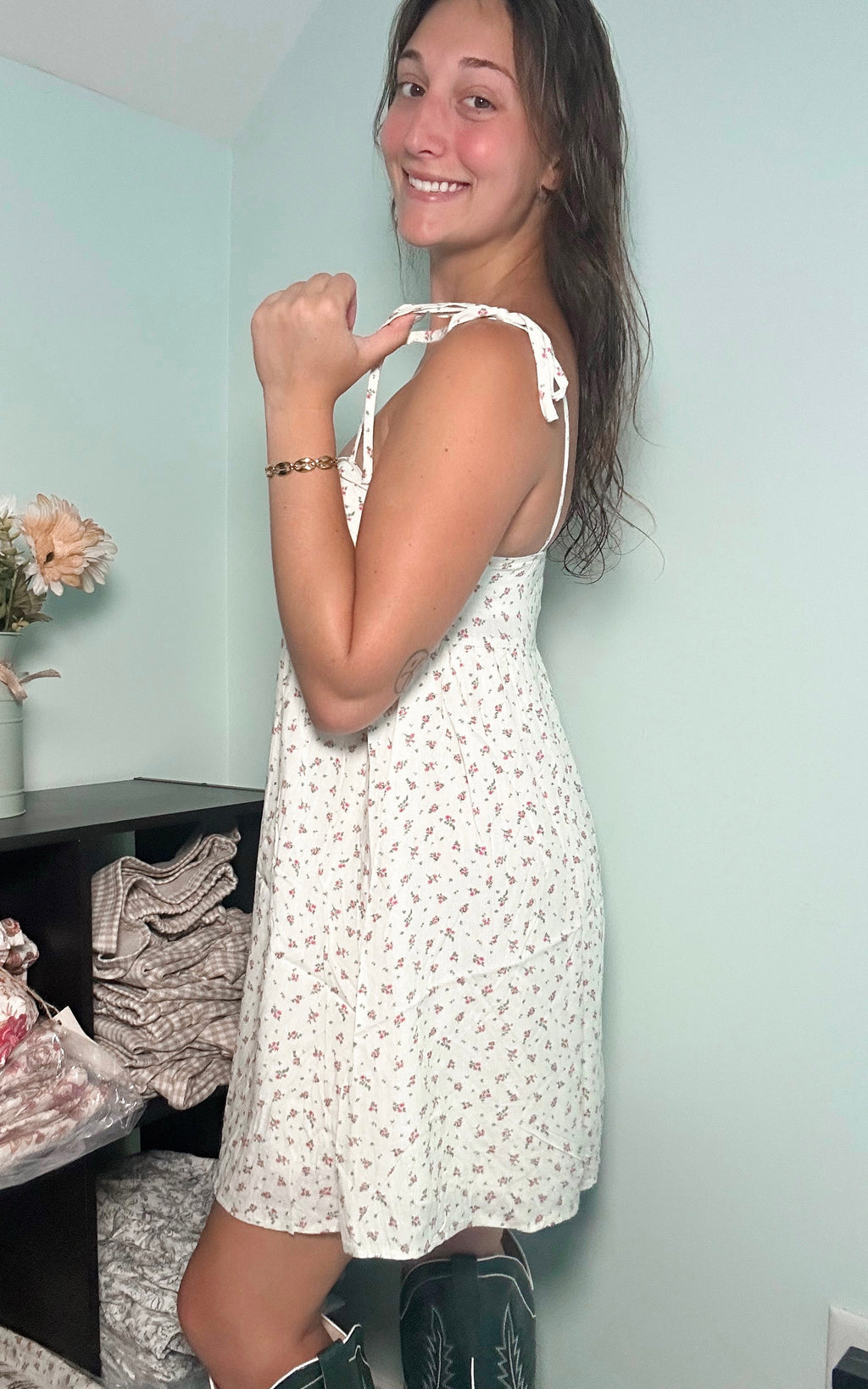 Floral Tie Dress