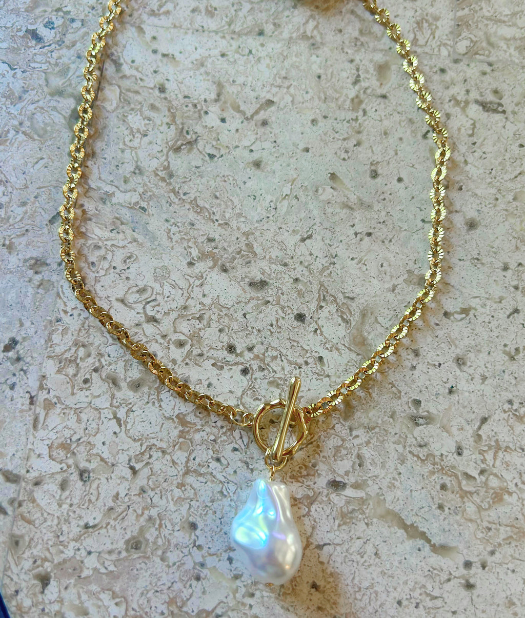 Pearl Clasp Necklace