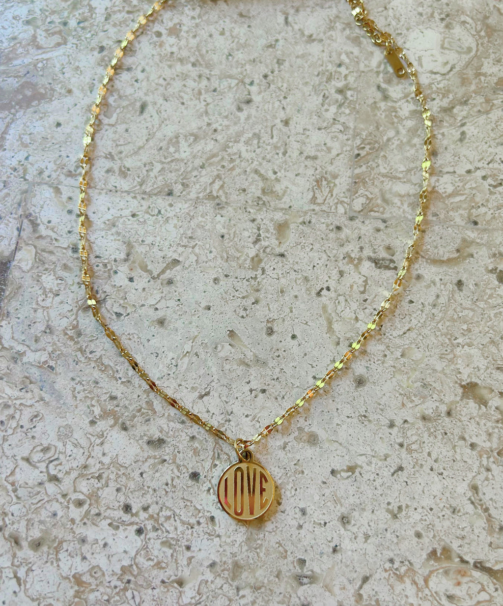Golden LOVE necklace