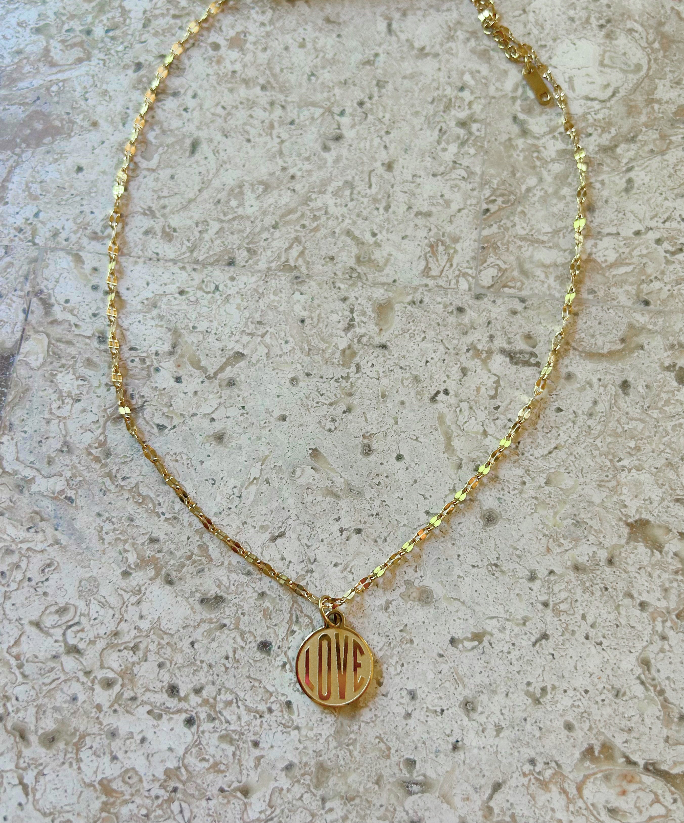 Golden LOVE necklace