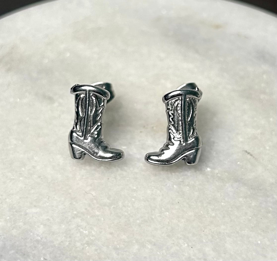 silver boot studs