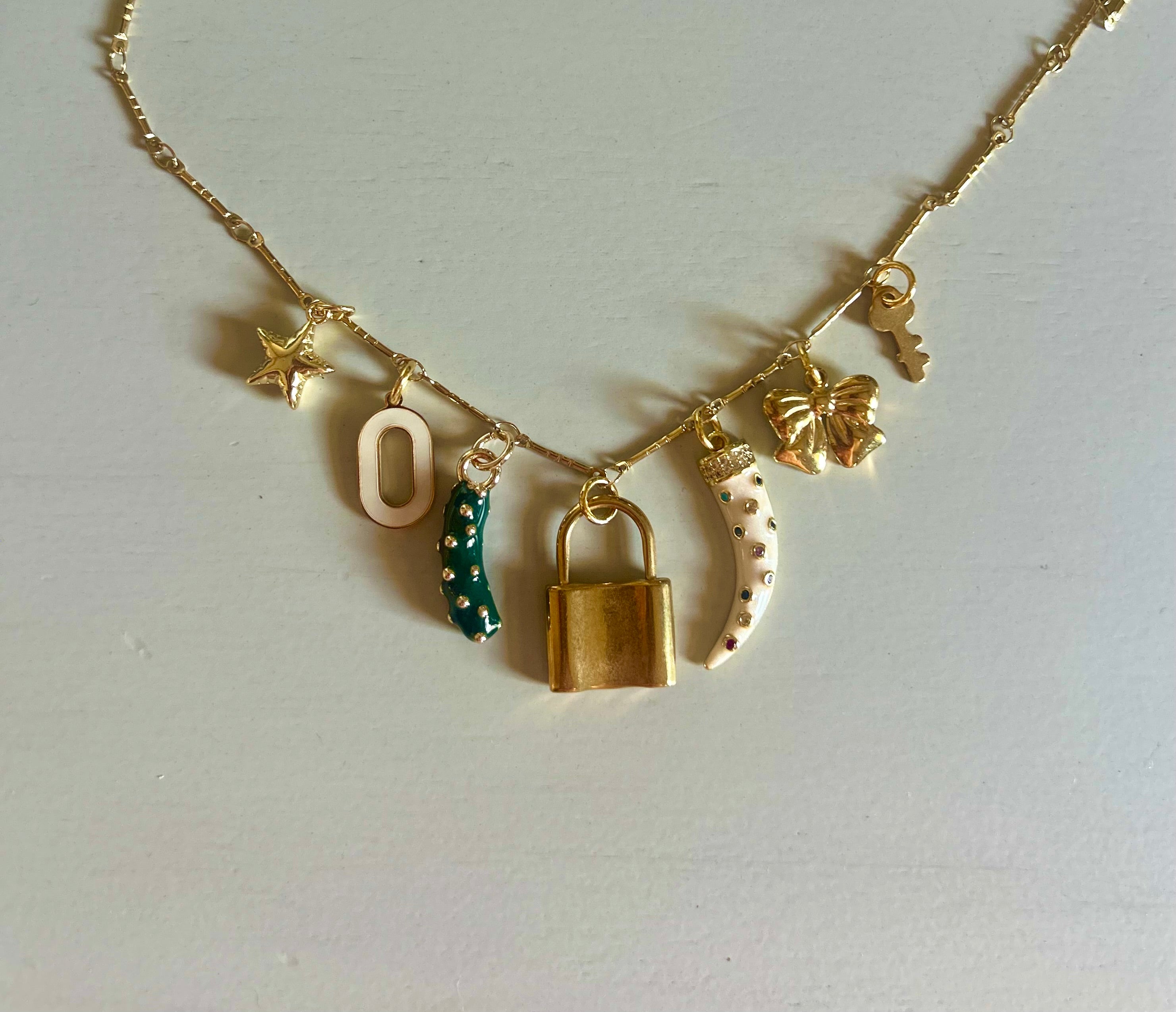 Locket Charm Necklace
