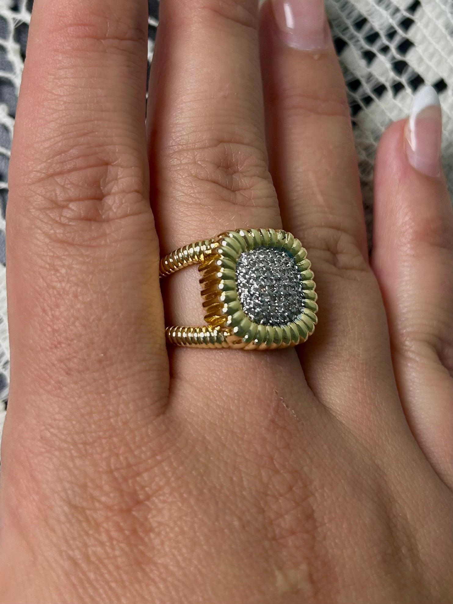 Chunky Square Ring