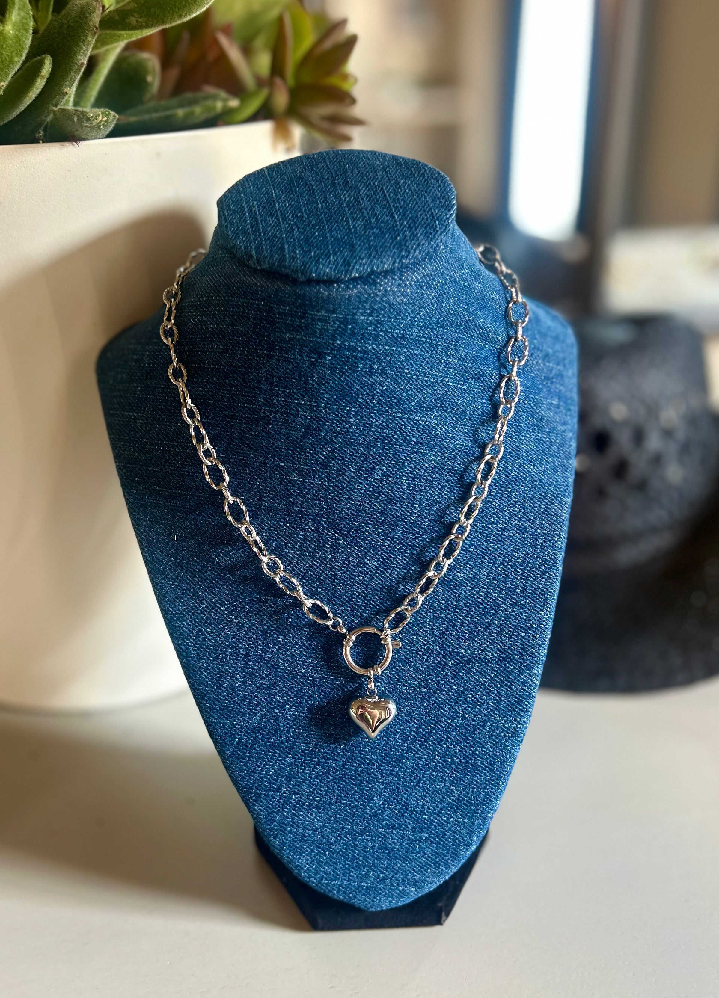 Silver Heart Necklace