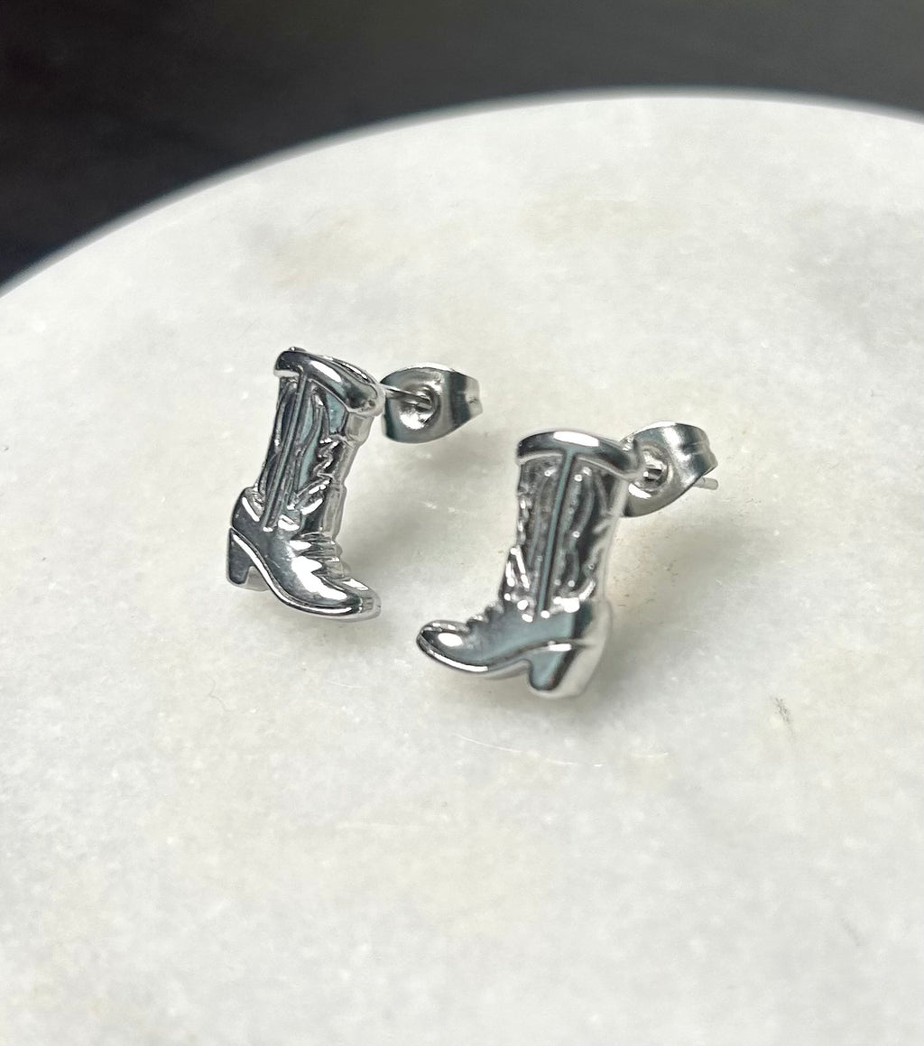 silver boot studs