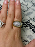 Diamond Oval Ring