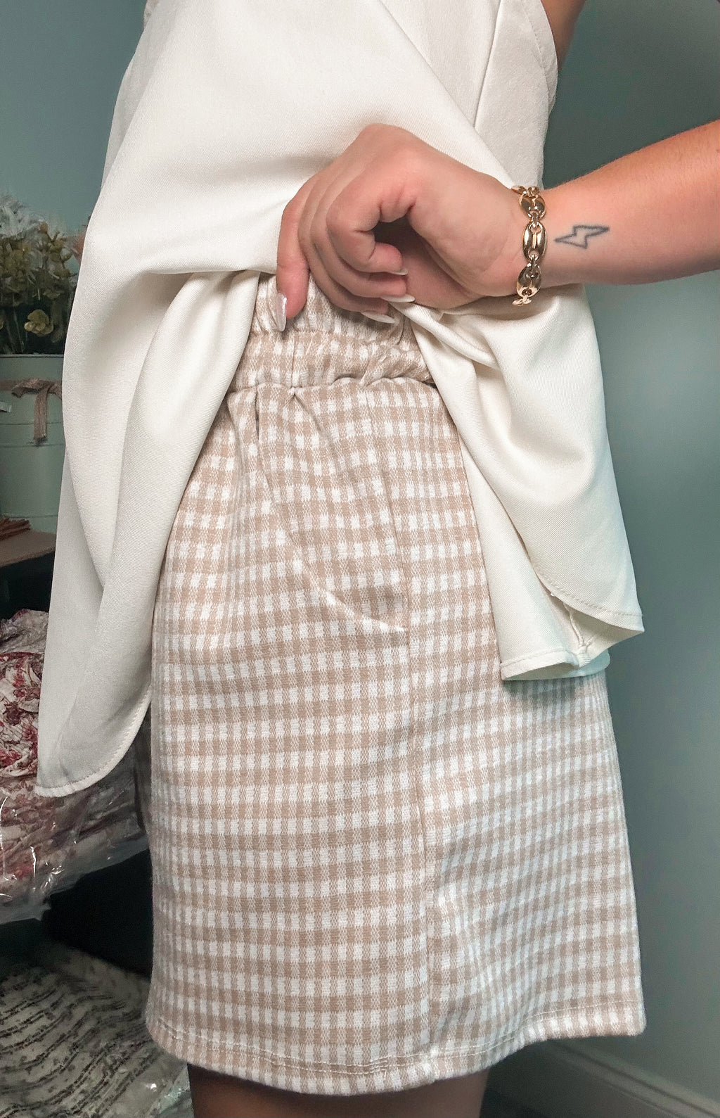 Gingham Shorts