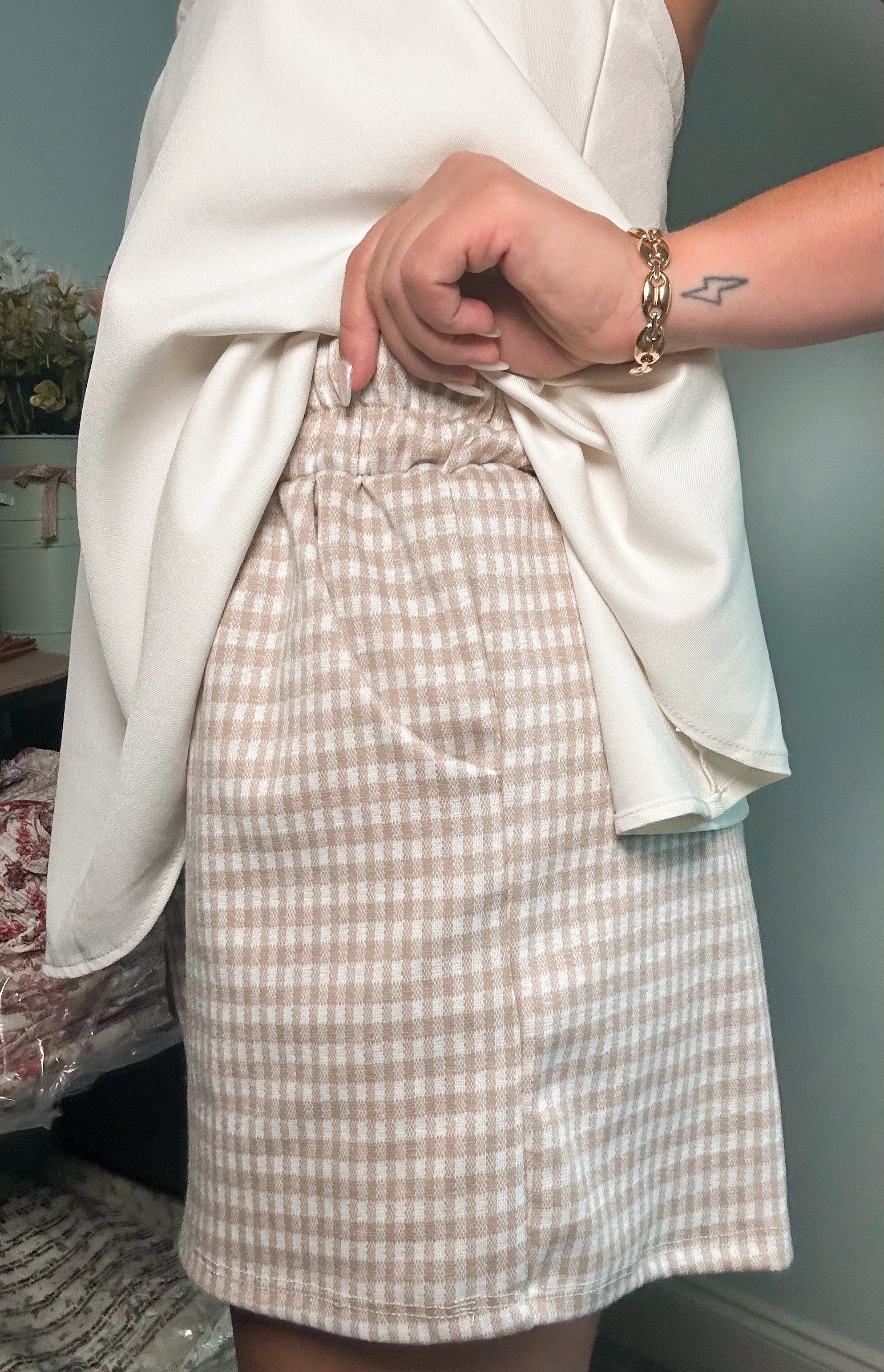 Gingham Shorts