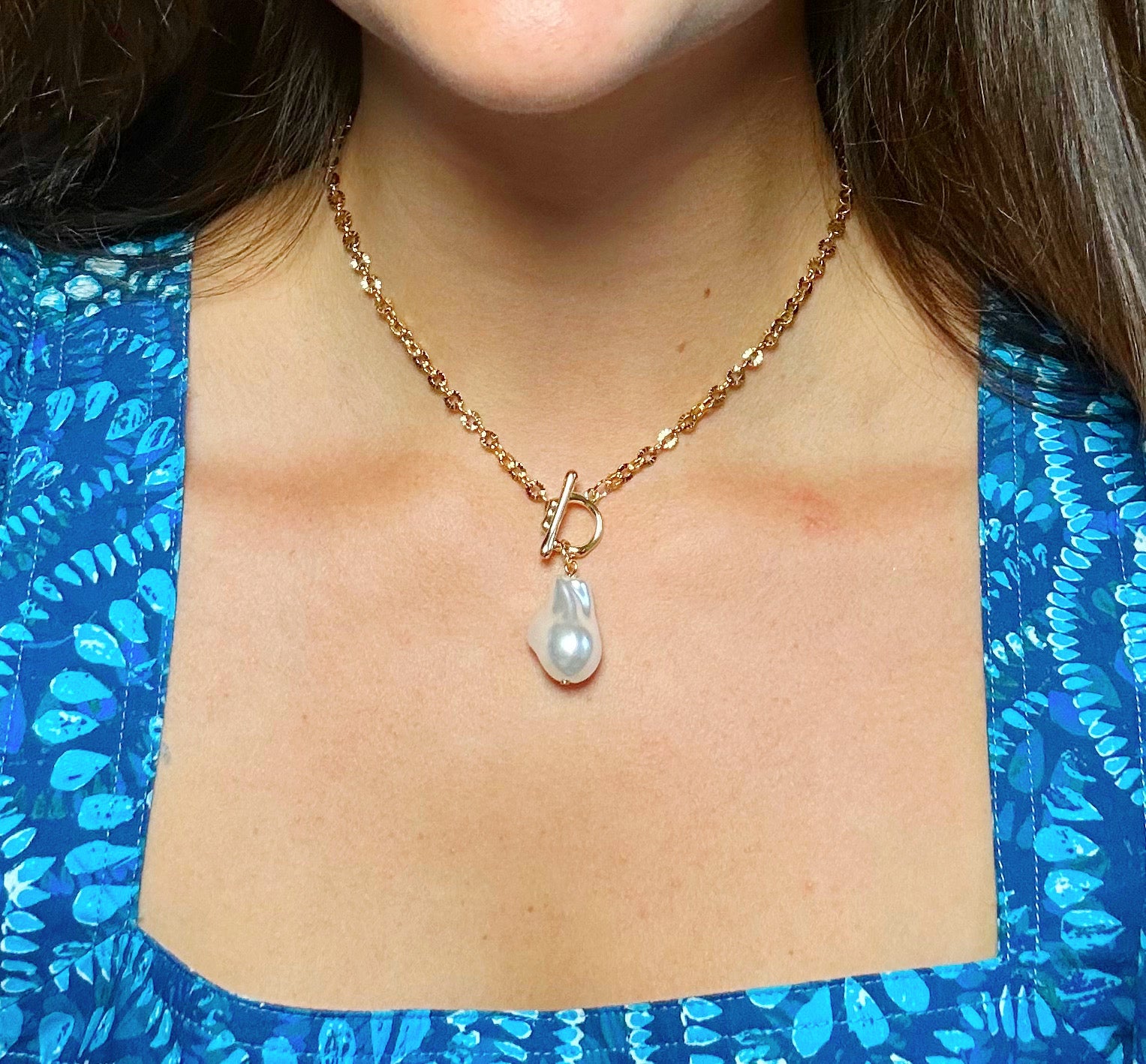 Pearl Clasp Necklace