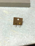 Pearl Heart stud