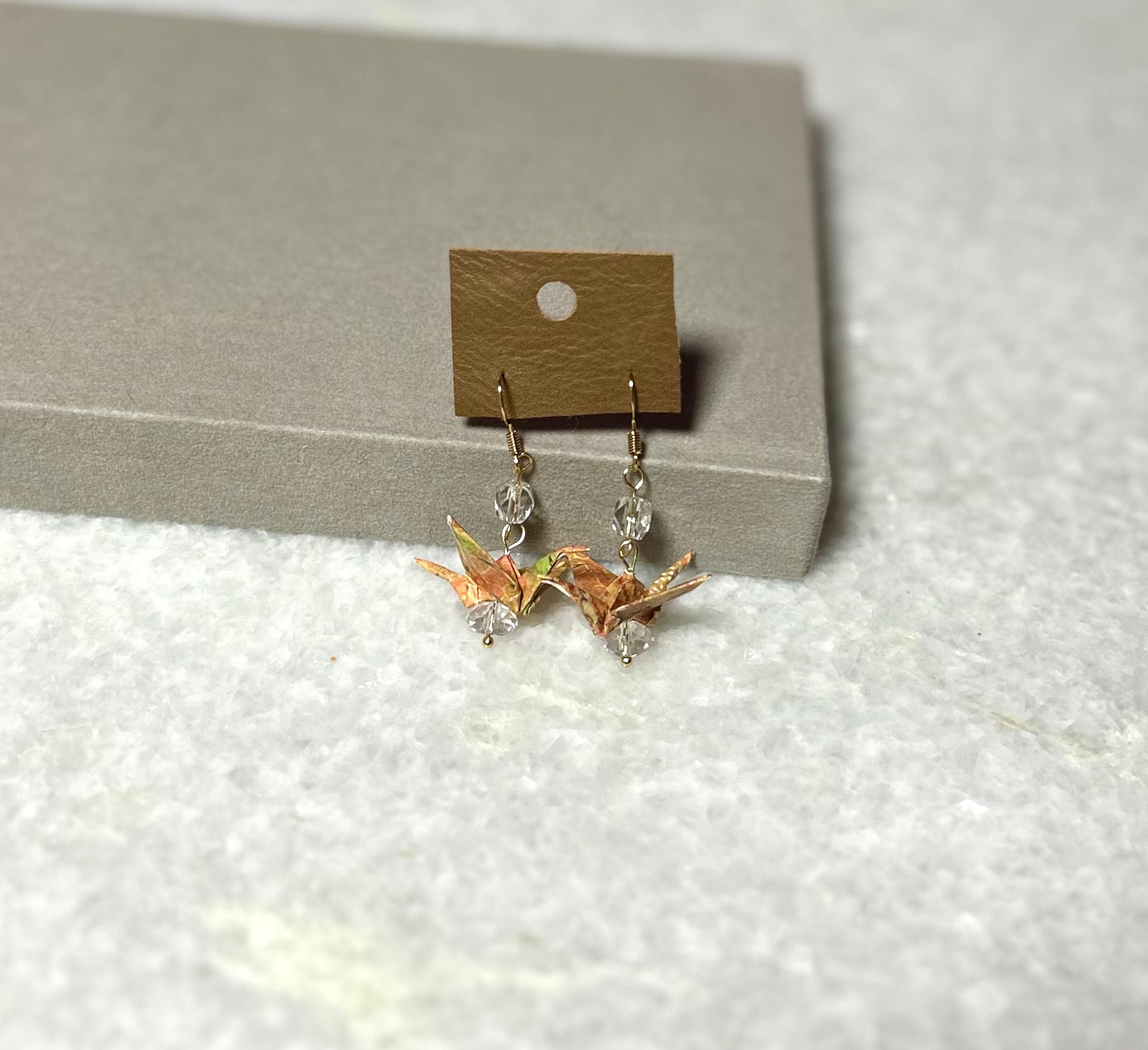 Oragami Crane Earring