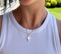 Pearl Cross Necklace