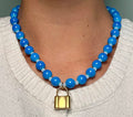 Blue Beaded Necklace