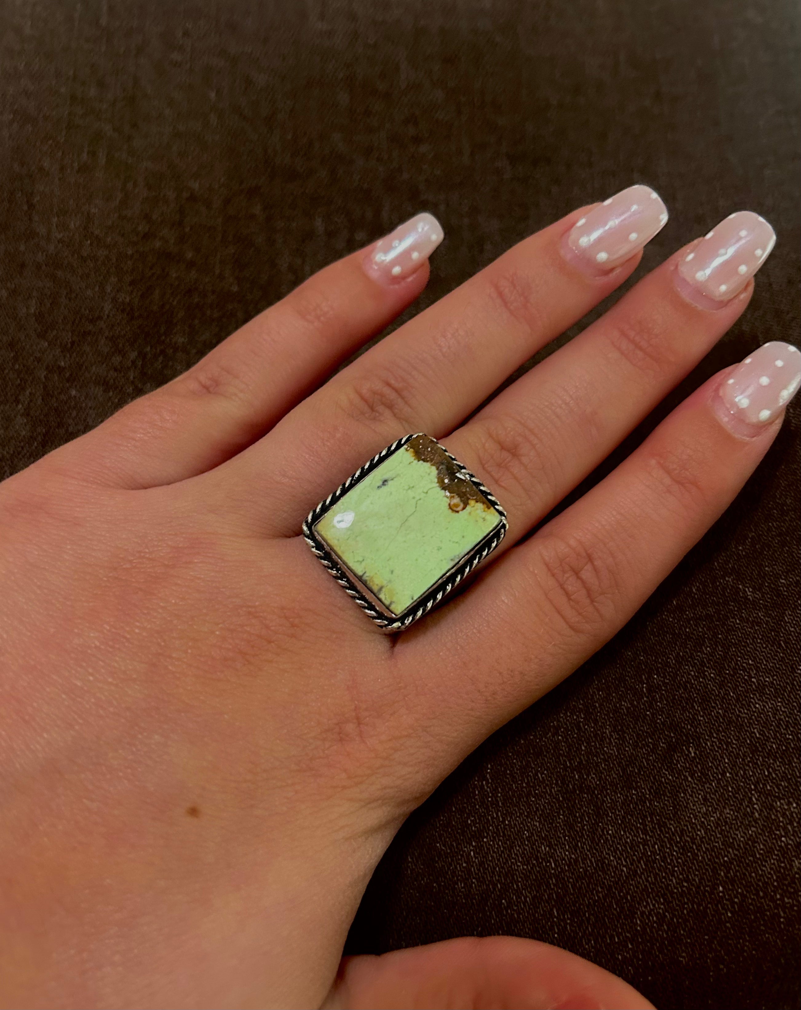 Lemon Stone Ring
