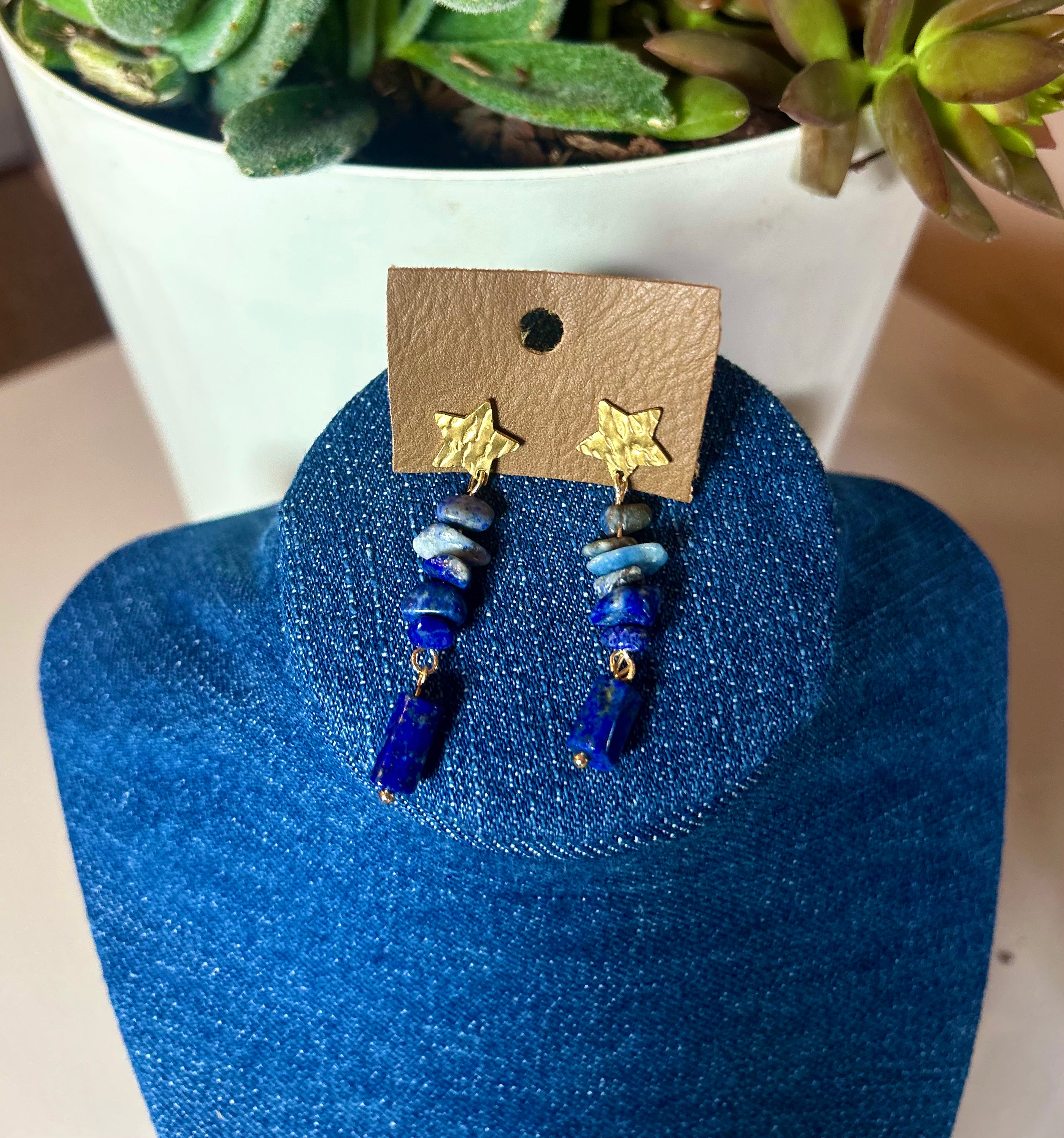 The Blue Star stud