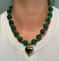Green Beaded Necklace