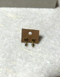 Heart of Gold studs