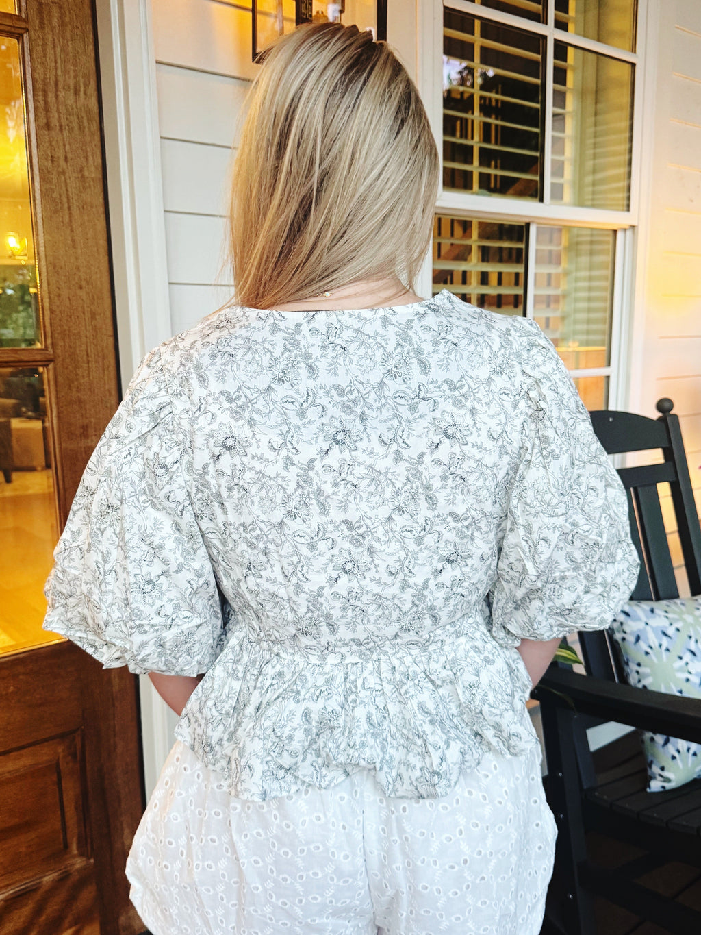 Southern Charm Tie Front Top