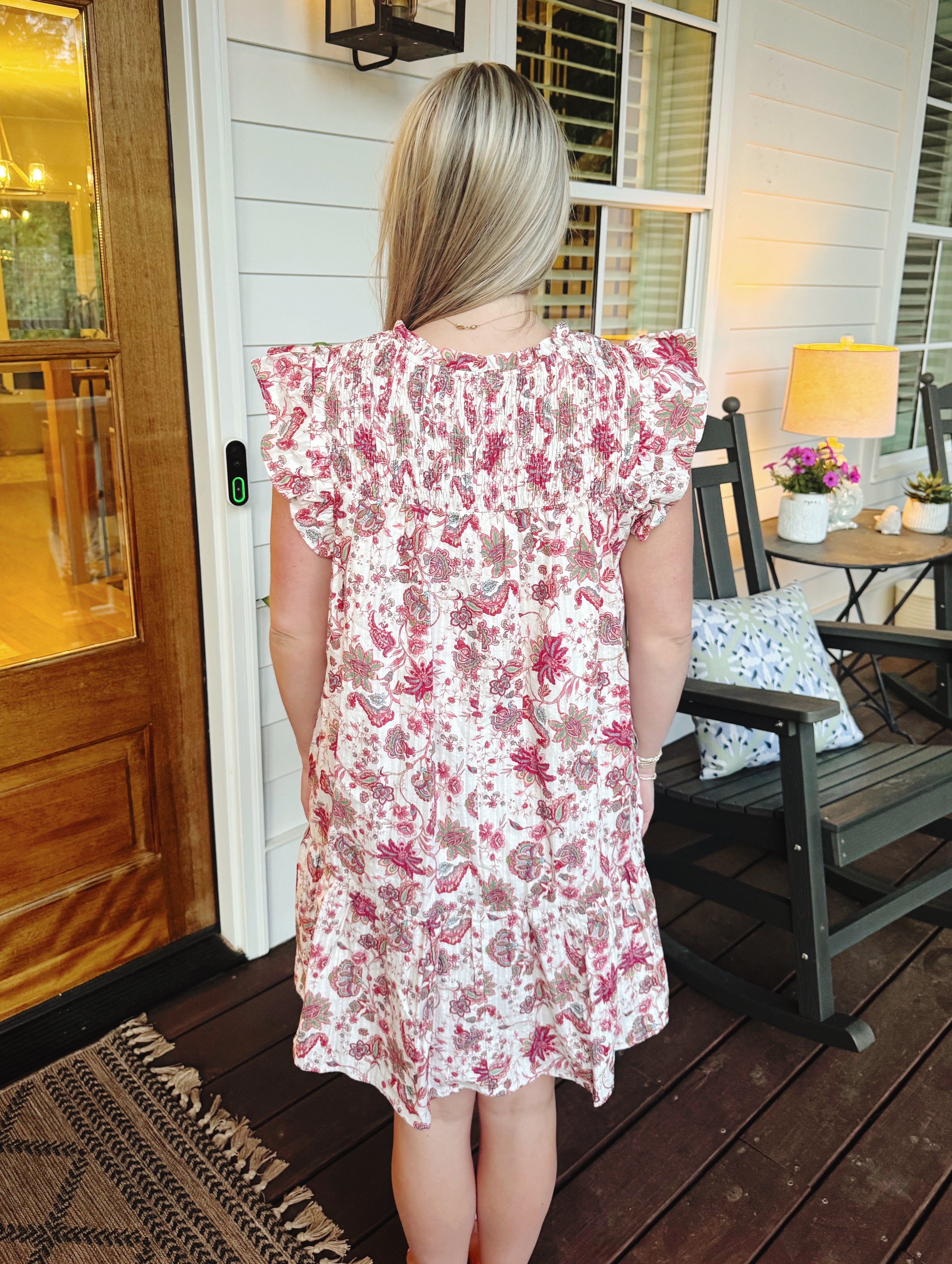 The Cabernet Garden Dress