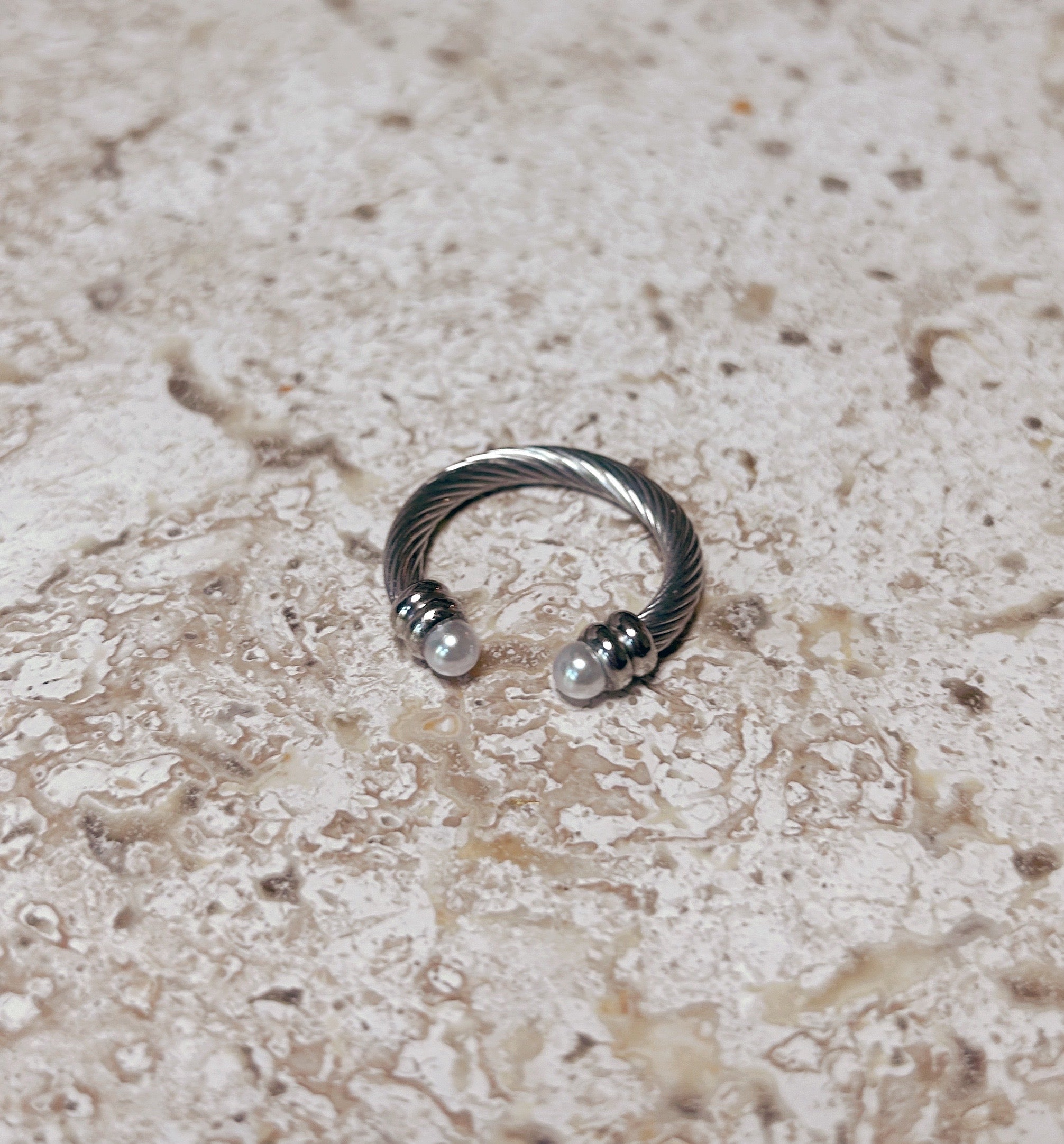 Pearl End Ring