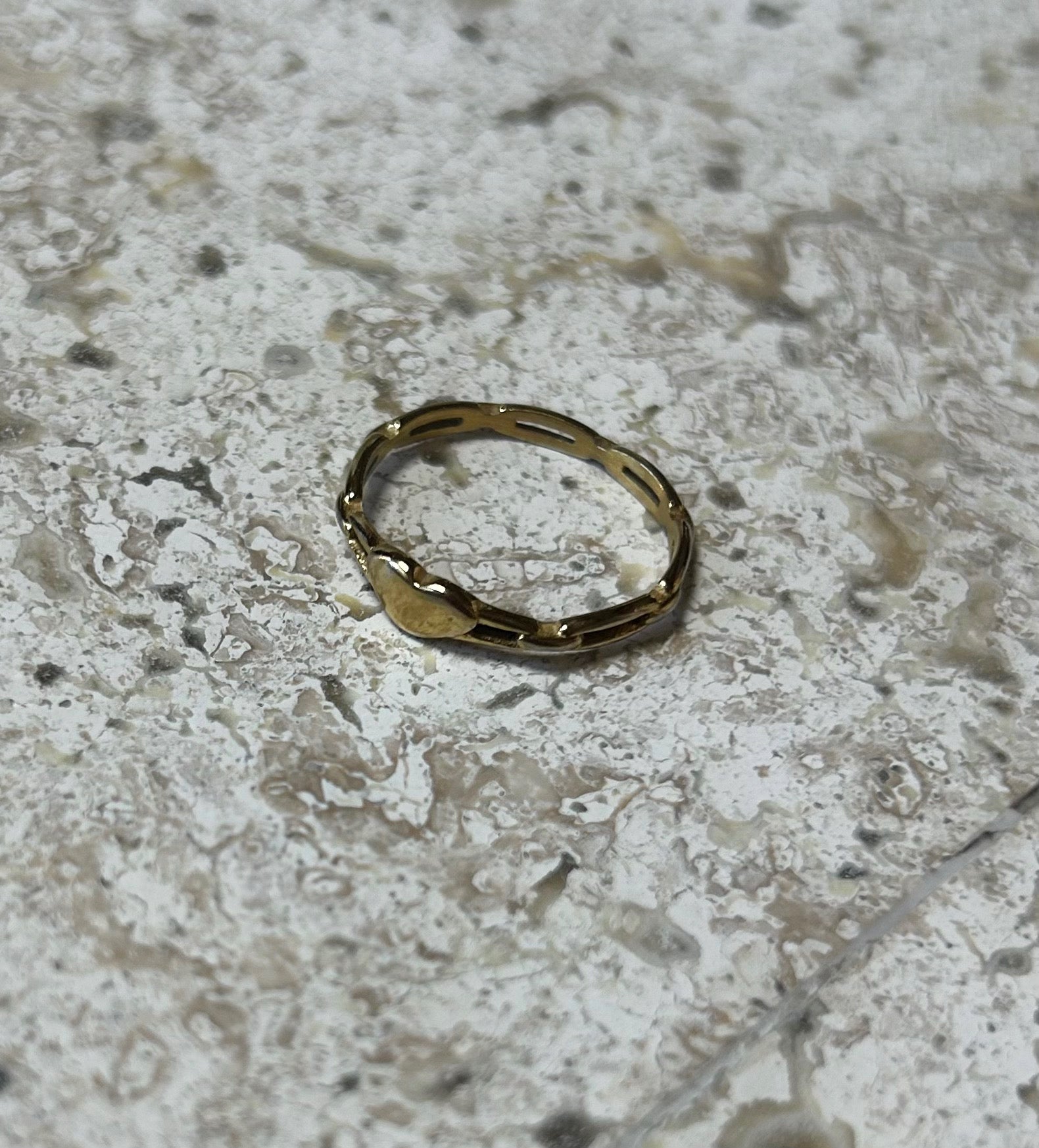 Heart Link Ring