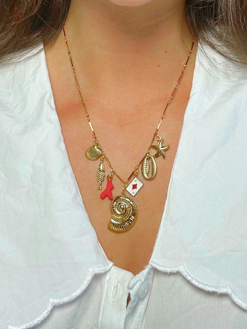 Beach Charm Necklace