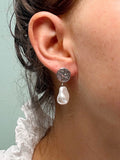 Silver Pearl Earrings