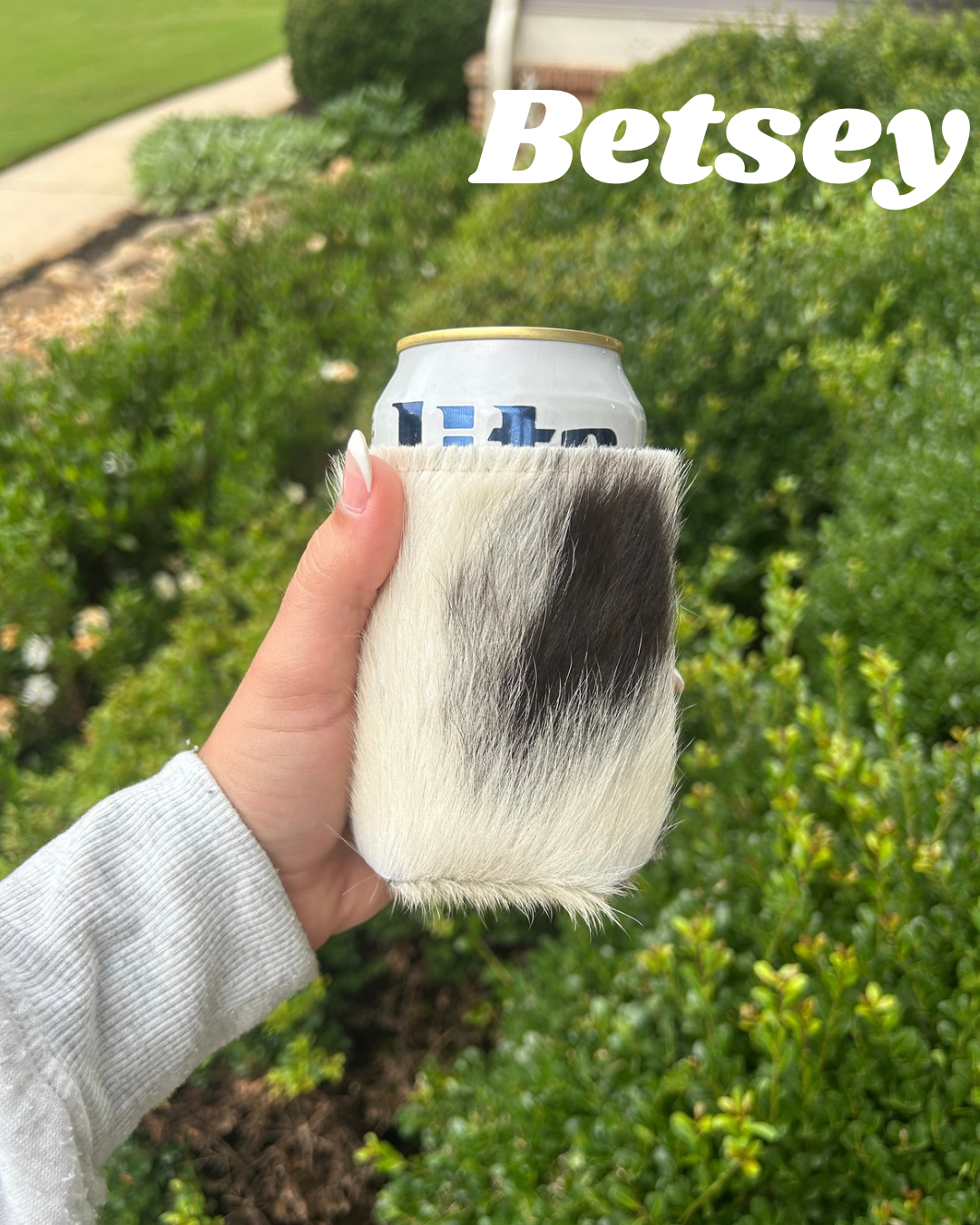 Cowhide Coozie 12oz