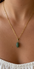 golden bead necklace