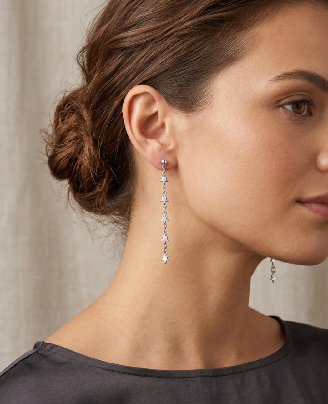 Star Chained Studs